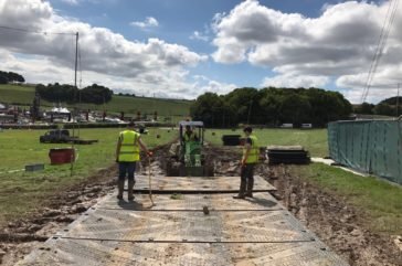 Trackway saving the day at Boomtown Festival