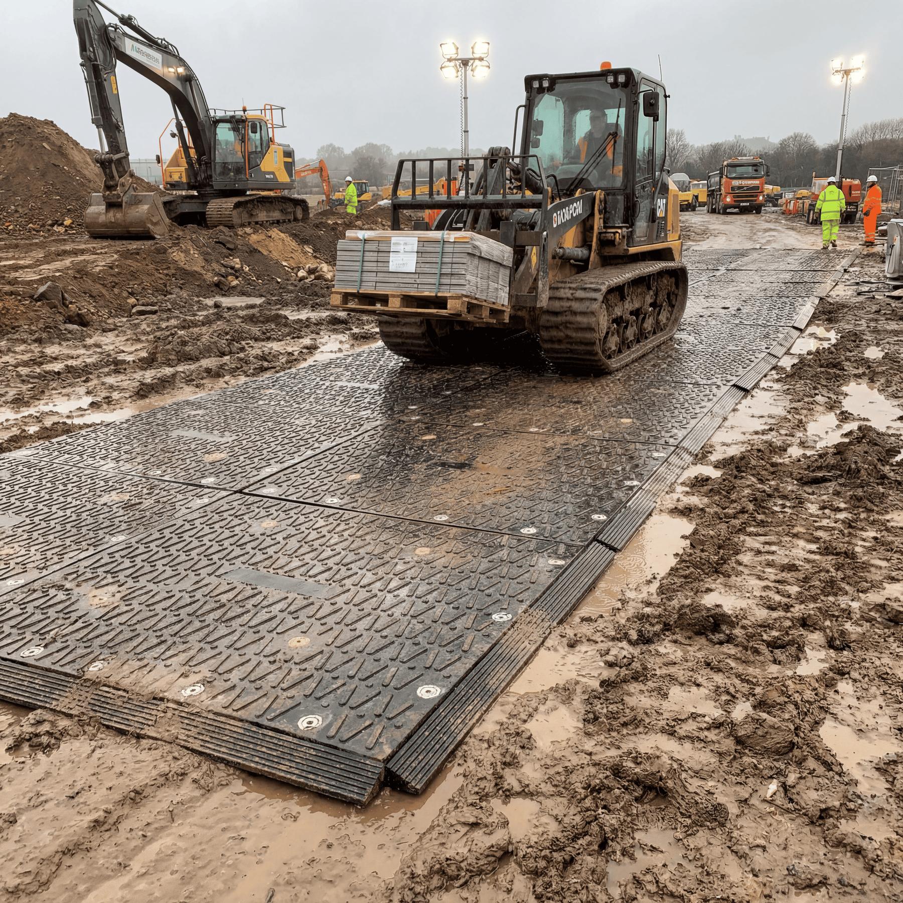 Wet Weather, Mud & Machinery: Protecting Construction Sites This Autumn
